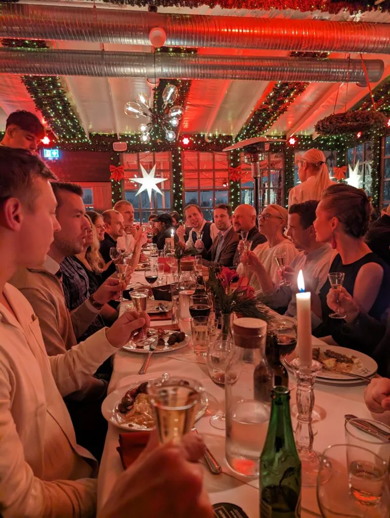 Alphadevs julfest och julbord